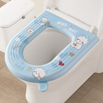 Mbrojtëse foam waterproof për tualetin me dizenjo kafshësh