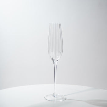 Gotë shampanje qelqi (flute cup), set 6 copë