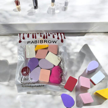 Set me sfungjera make up-i elastik