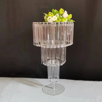 Shandan transparent me kristale për dasma