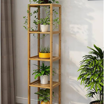 Raft bambuje me 5 rreshta- organizues elegant dhe funksional për çdo ambient