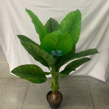 Pemë artificiale Dieffenbachia, gjethe me ngjyra leopard, 100cm