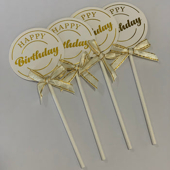 Dekor për tortën x4 (cake topper)