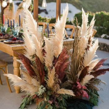 Degë me lule të thata Pampas Tree artificiale, 153cm, pana