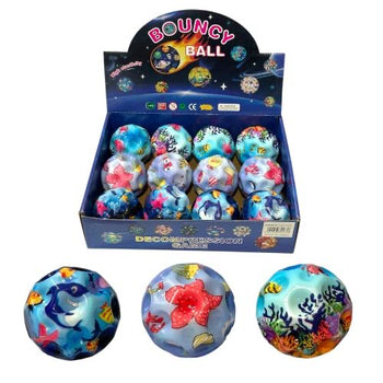 Top për fëmijë Bouncy Ball me dizenjo deti
