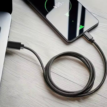 Kabëll karikimi dhe të dhënash USB në Type-C, 3A, rezistent dhe i shpejtë