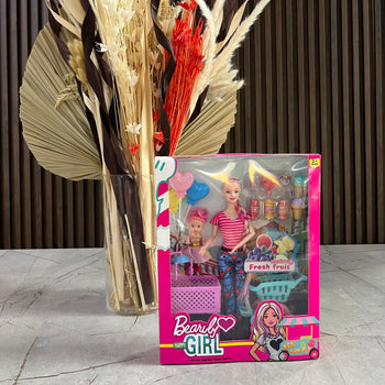 Barby Happy Girl, vajza me nenen ne supermarket