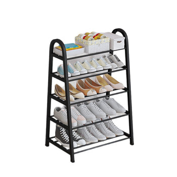 Raft këpucësh metalike me 5 kate