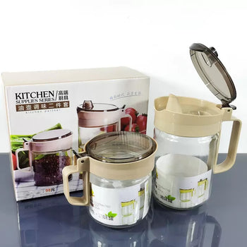 Set enë kuzhine për vaj dhe erëza