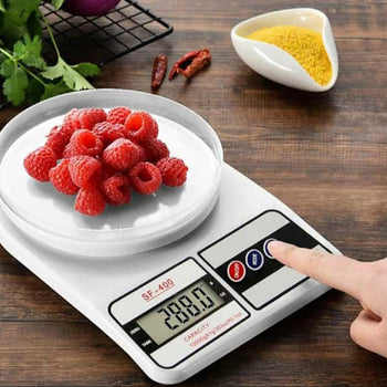 Peshore për ushqim me ekran LED