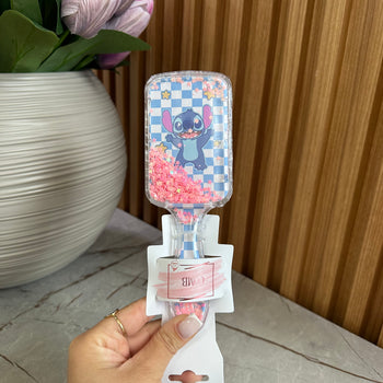 Furçë flokësh Stitch me glitter