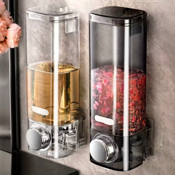 Dispenser i lëngshëm për sapun ose shampo për mur