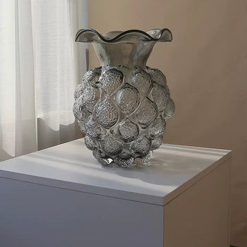 Vazo qelqi formë kokrrash, 28.5cm