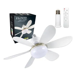 Ventilator tavani LIGHT me dritë dhe telekomandë 60 W me 6 fletë