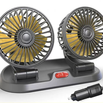 Ventilator i dyfishtë për makinë