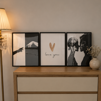 Set pikturash dekorative “Love You” 3 copë