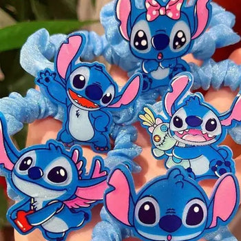 Lidhëse flokësh me Stitch me figura të ndryshme