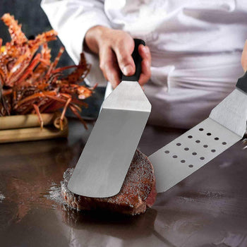 Spatul metalike “Top Choice” për grill me bisht plastik