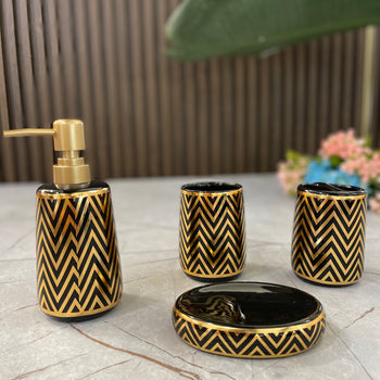 Set qeramike me aksesore tualeti x4