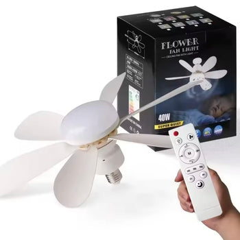 Ventilator me dritë LED dhe telekomandë