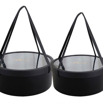 Kuti paketimi për kompozime të ndryshme, në formë rrethore set 3 pcs