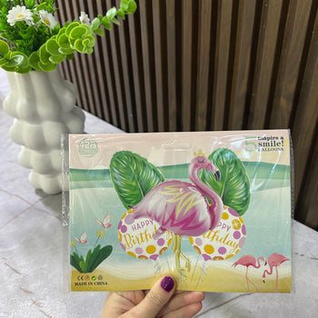 Set balonash flamingo për festa