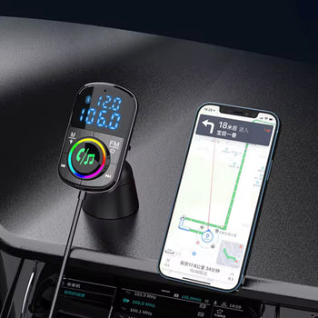 Transmetues Bluetooth FM për makinë me karikim të shpejtë, PD & QC 3.0