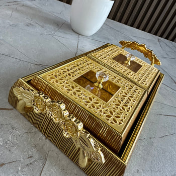 Tabaka bomboniere me kapak