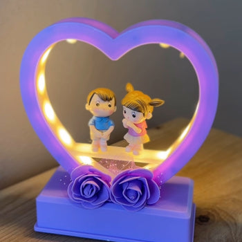 Zbukurim me çift me muzikë, ideale për dhuratën e Shën Valentinin