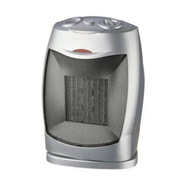 Ngrohës me ventilator & elementë qeramikë, ngjyrë argjendi, 1500W