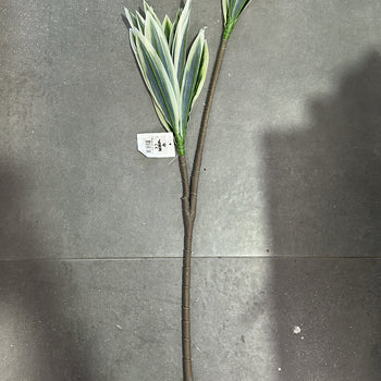 Degë artificiale jeshile me 2 ndarje me gjethe të gjata jeshile, 94cm