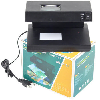 Aparat për verifikimin e kartëmonedhave me dritë UV