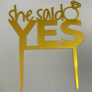 Dekor torte “she said yes”