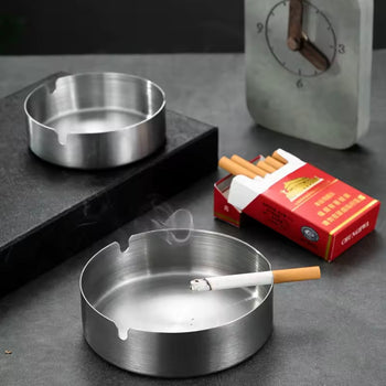 Tabëll duhani metalike rrethore (inox)