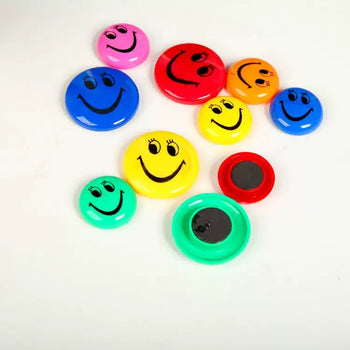 Magnete dekorative me fytyra smiley për frigorifer ose tabelë (10copë)