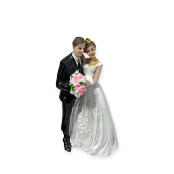Zbukurim për tortën e dasmës me çift e vogël(Cake Topper)