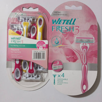 Brisqe për femra, set 4 copë