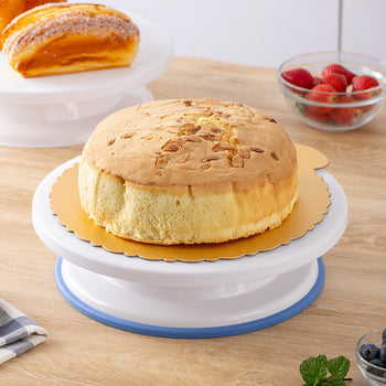 Front per mbajtjen e kekut Cake Turntable