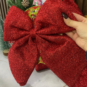 Fjongo e kuqe me shkëlqim 40 cm