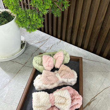 Shirit flokësh pellushi me fjongo