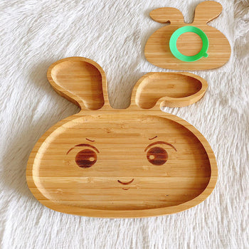 Pjatë druri në formë lepurushi