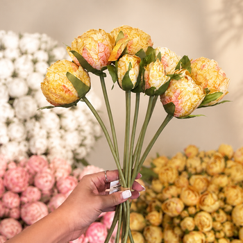 Peony artificiale 9 koka