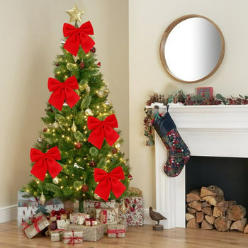 Fjongo të kuqe dekorative përmasa 30 cm