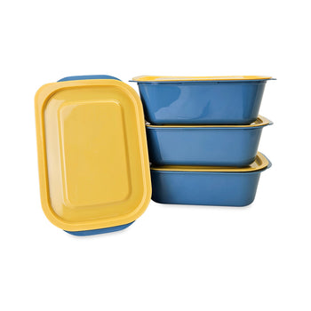 Set me 4 tasa të vegjël drejtkëndor