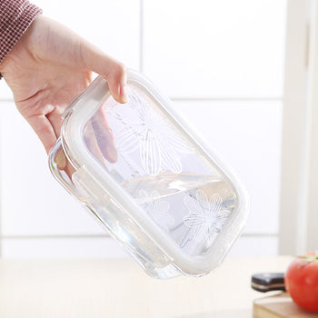 Set me 3 tasa me mbyllje hermetike dhe dizenjo lulesh