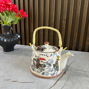 Çajnik qeramike me dizajn oriental