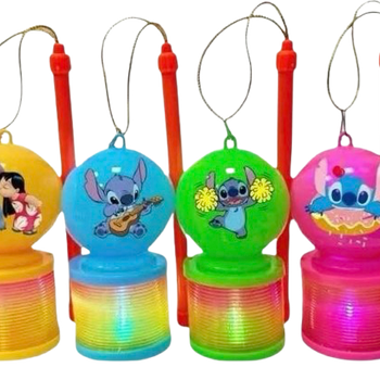 Lodër me bateri për fëmijë, shkop me Stitch Spring Lantern