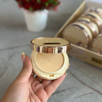 Pudër e thatë me 2 ndarje + 1 sfungjer, Million Pauline