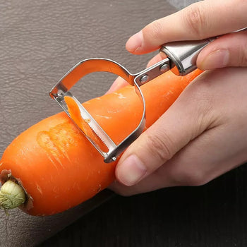 Qëruese inox për perime dhe fruta