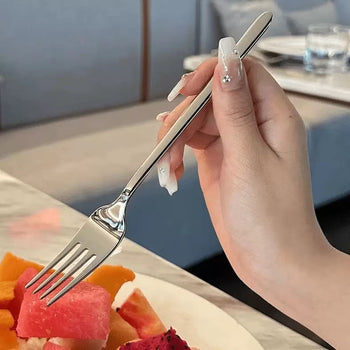 Pirun frutash Silver me dorezë të sheshtë